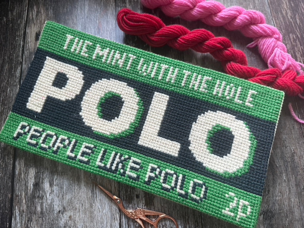POLO Mint Tuck Shop Kit Cross Stitch Tapestry Wool