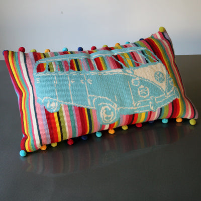 PDF Campervan Rainbow X Stitch Needlepoint Digital Pattern 10hpi