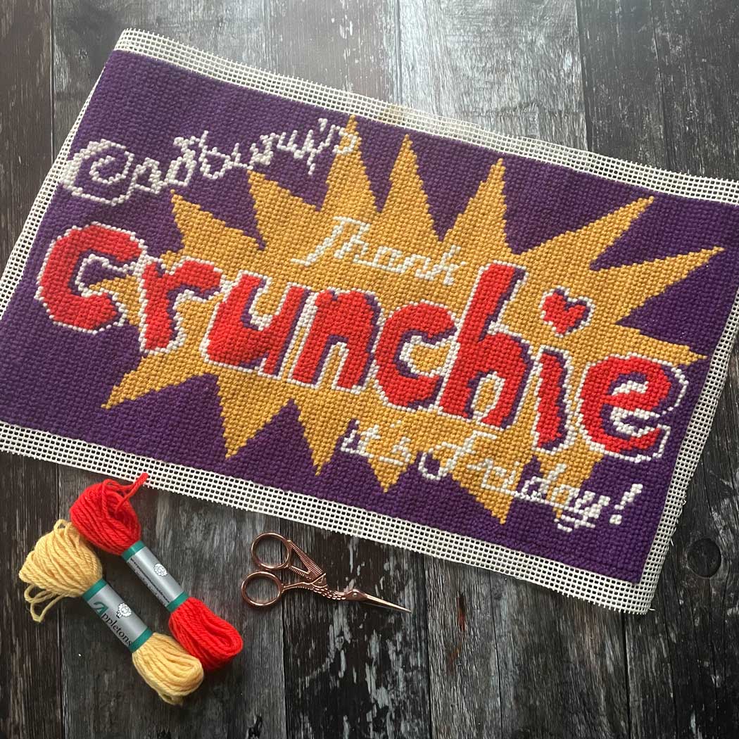 Crunchie Supersize Tuck Kit Cross Stitch Tapestry Wool