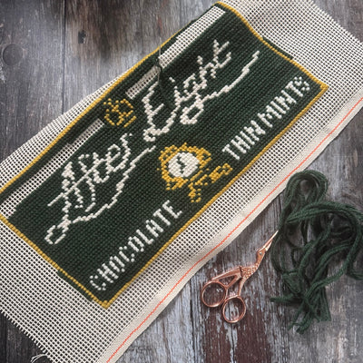 AFTER EIGHT Tuck Shop Kit Cross Stitch Tapestry Wool