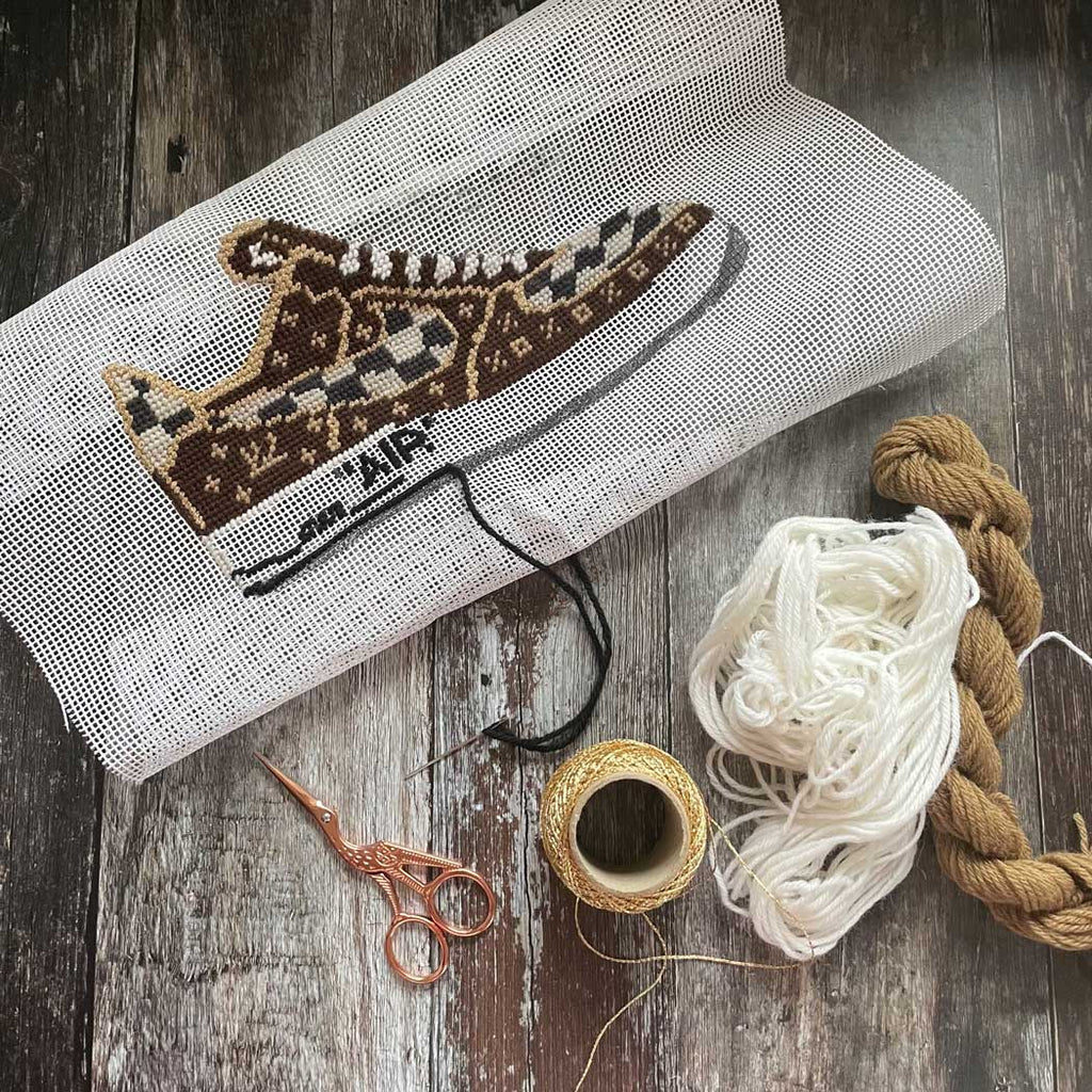 PDF Air Force One LV Limited Edition Off White - Sneaker Stitch X Stitch Digital Pattern