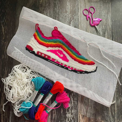 PDF Air Max 97 Trainers Rainbow - Sneaker Stitch X Stitch Digital Pattern