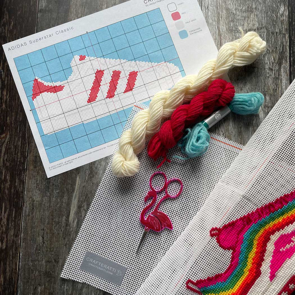 PDF Adidas Superstars - Sneaker Stitch X Stitch Digital Pattern