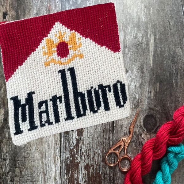 PDF Marlboro Cigarettes - Corner Shop Kiosk  X Stitch Digital Pattern