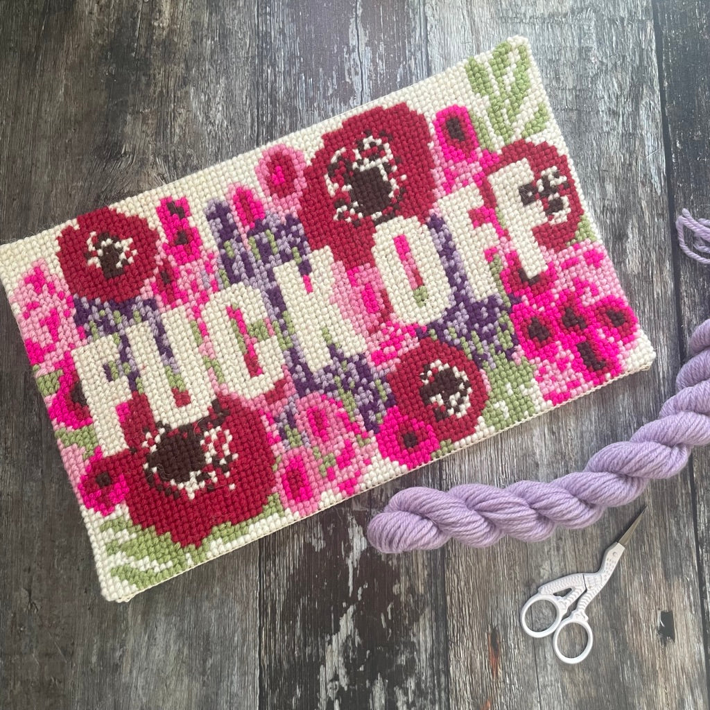 PDF F*CK OFF Floral - Sweary Rude Sassy X Stitch PDF Digital Pattern